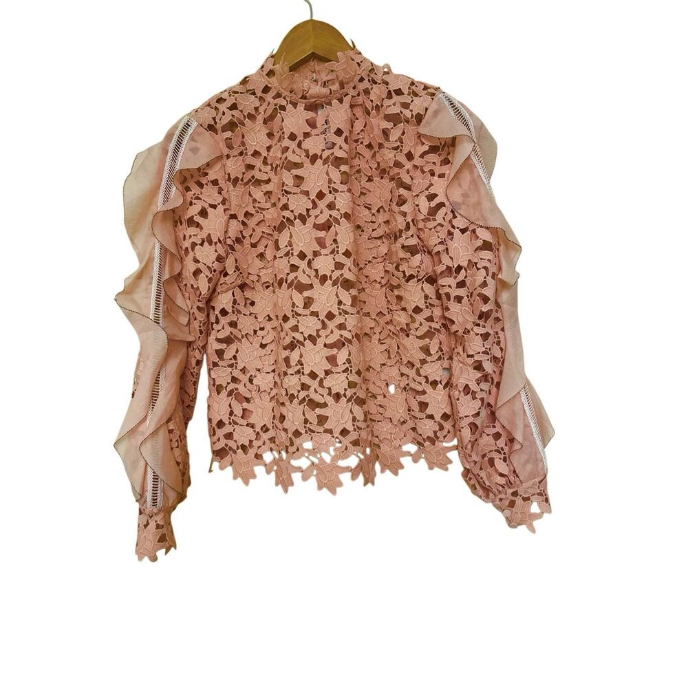 SELF-PORTRAIT Flounced  Premium Top Size 6